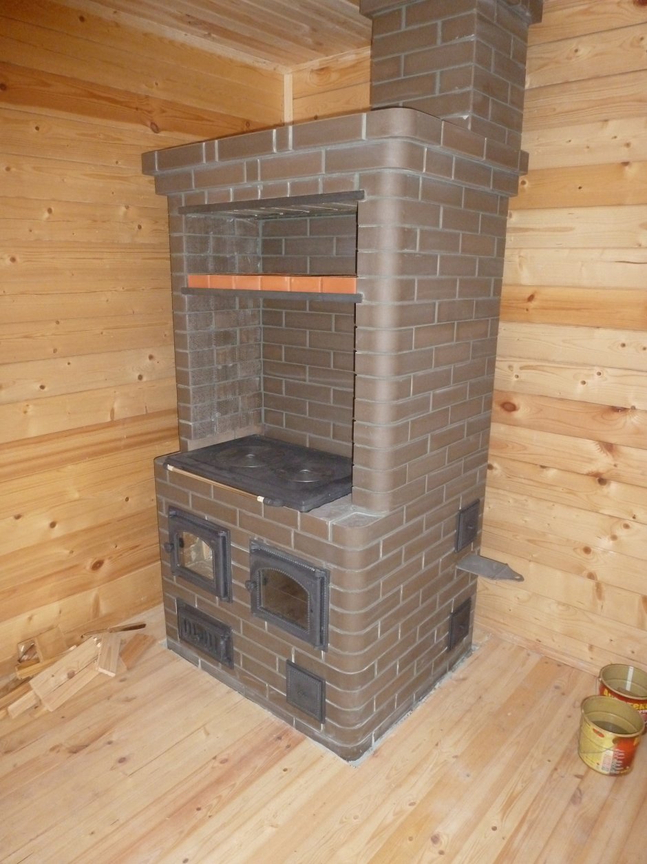 Простая уличная печь