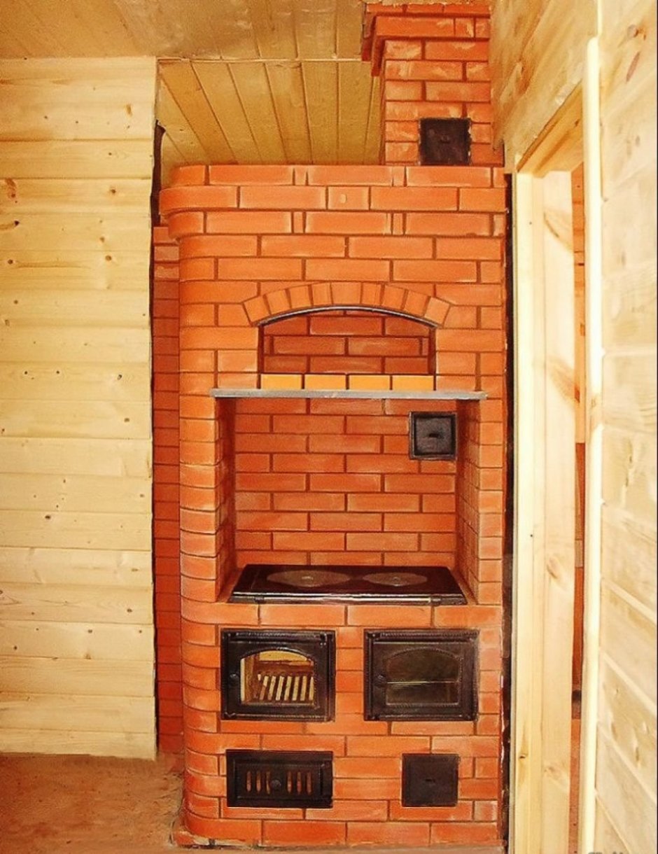 Отопительно варочная печь шведка Малютка