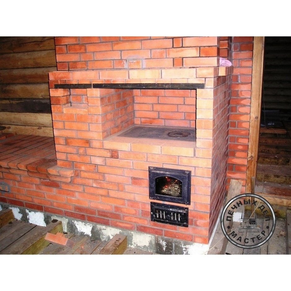 Печь шведка с лежанкой