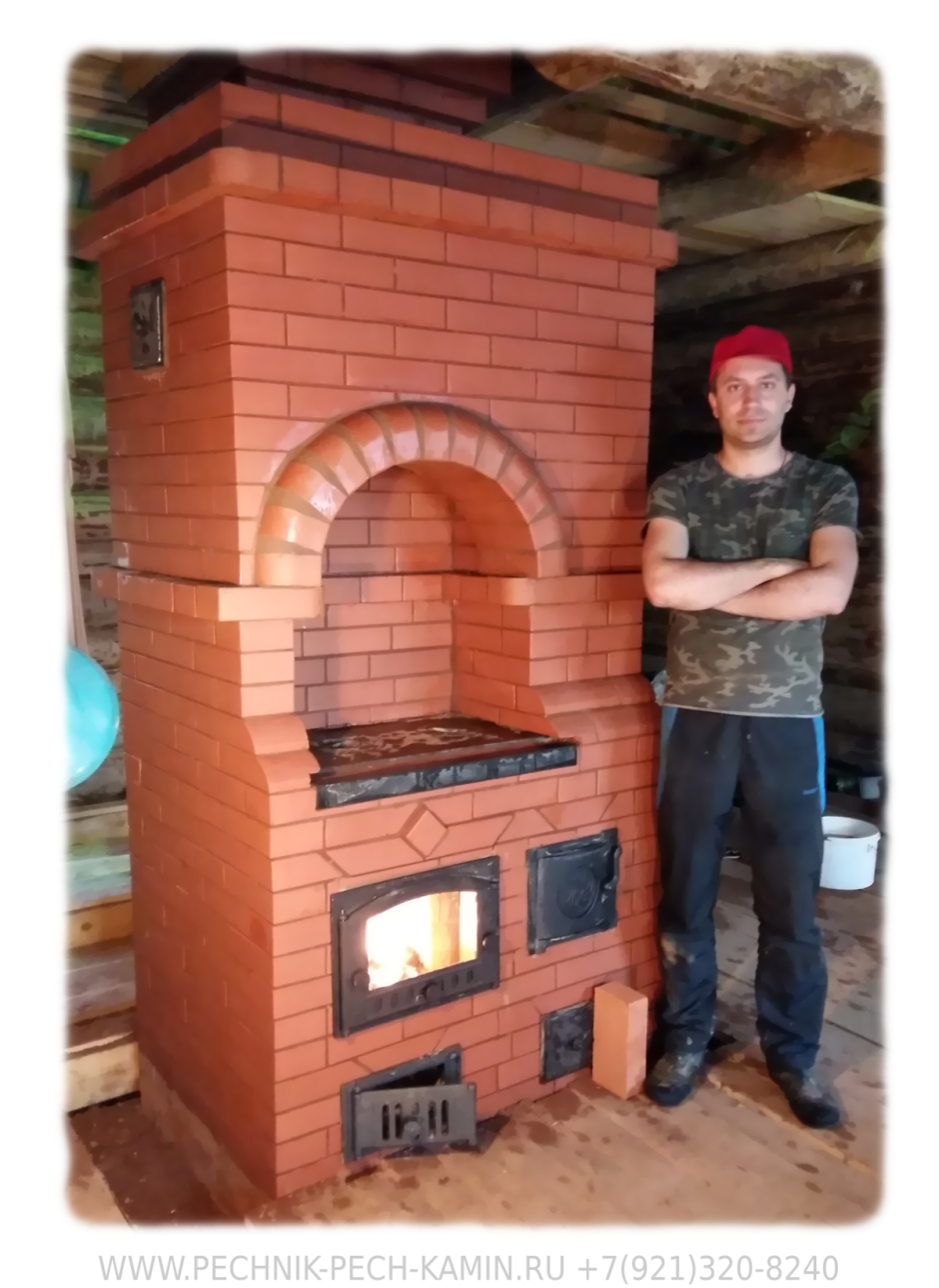 Отопительно варочная печь шведка Малютка