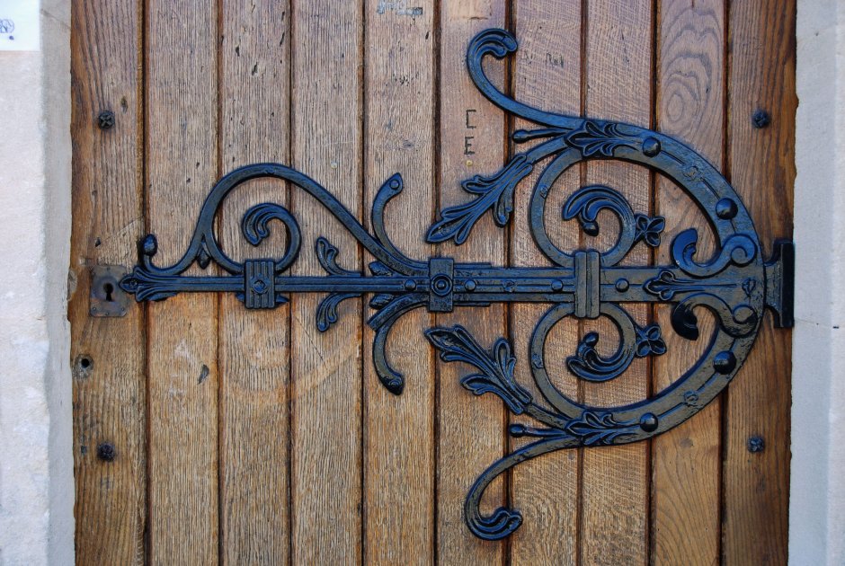 Старинные кованые петли