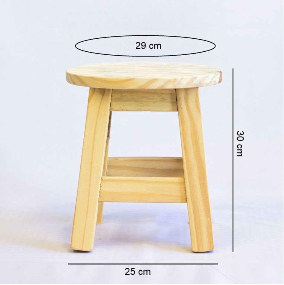 Табуретка своими руками из дерева