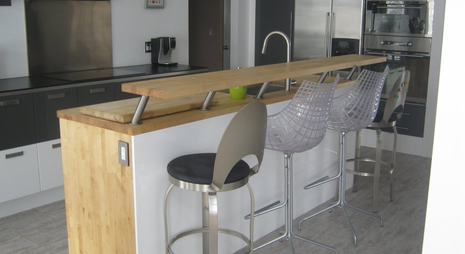Барная стойка из столешницы для кухни икеа