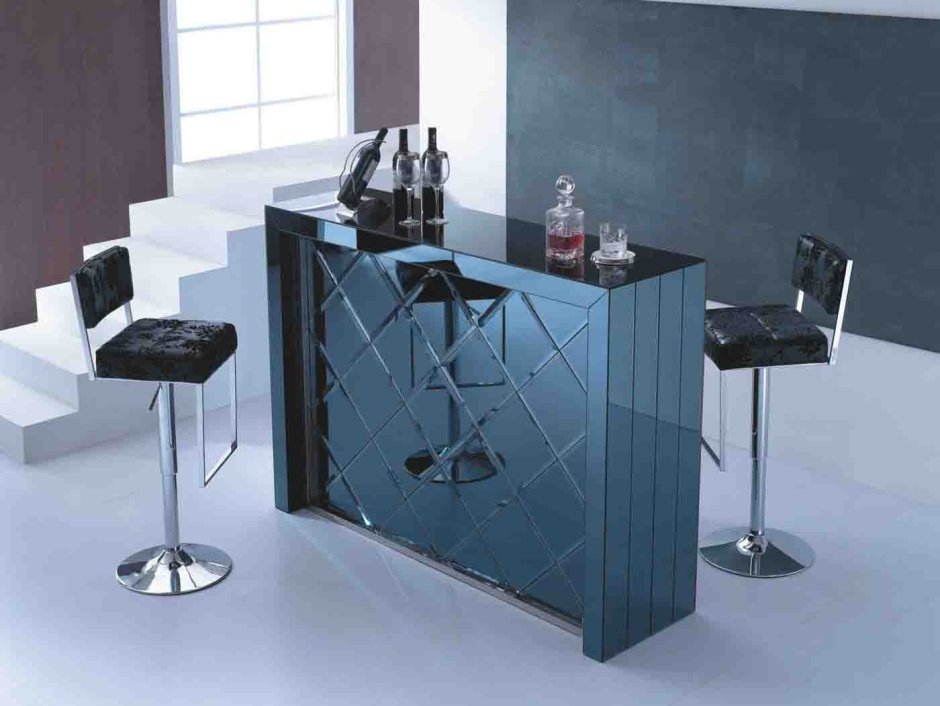 Зеркальная барная стойка