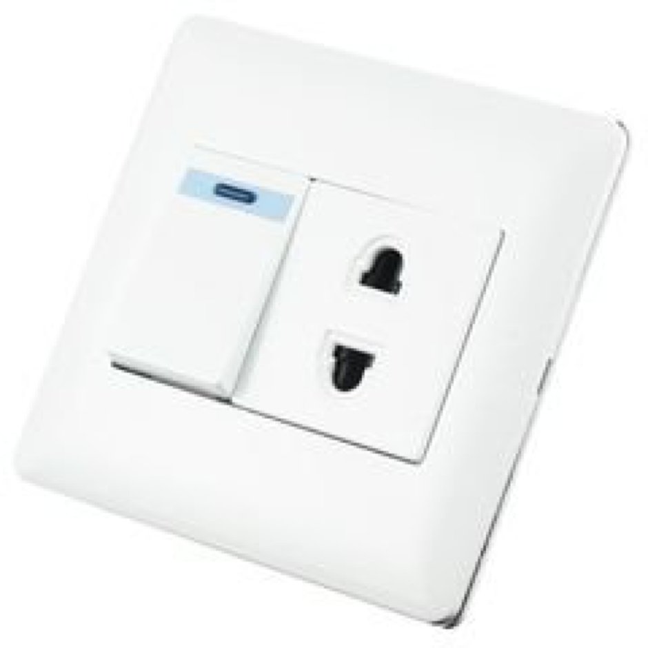 Рт3851 розетка с выключателем мебельная 303-3 18.10.3