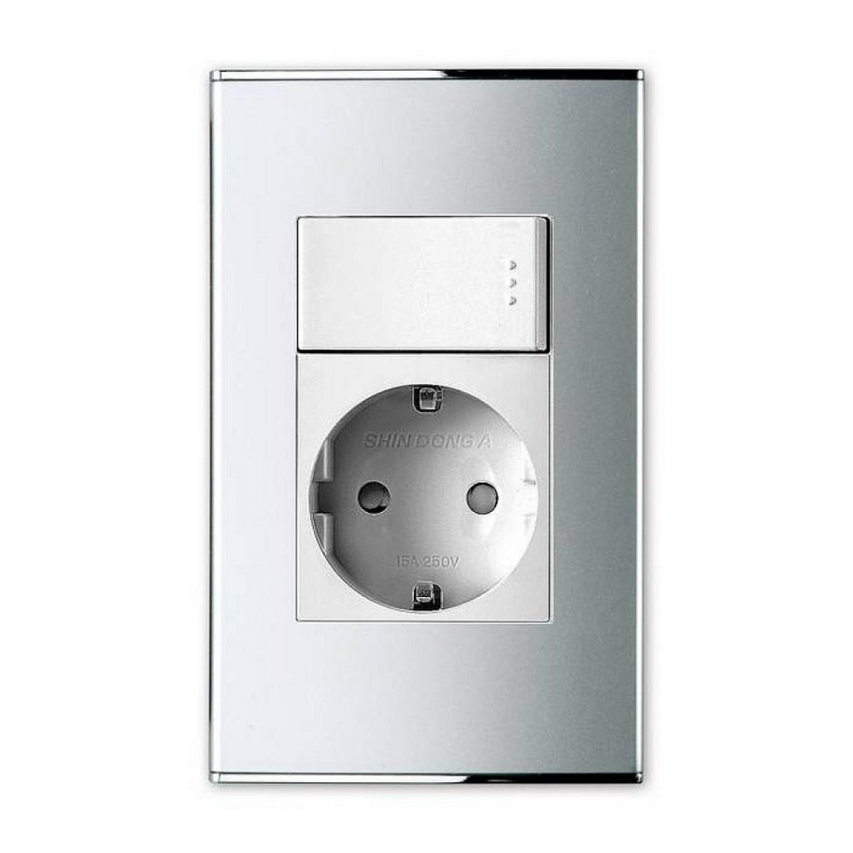 WRC 4337 Panasonic Shin dong-a розетка 1-я з/к с выключателем