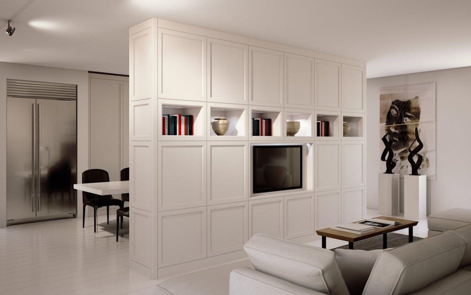 Шкаф-перегородка двухсторонний