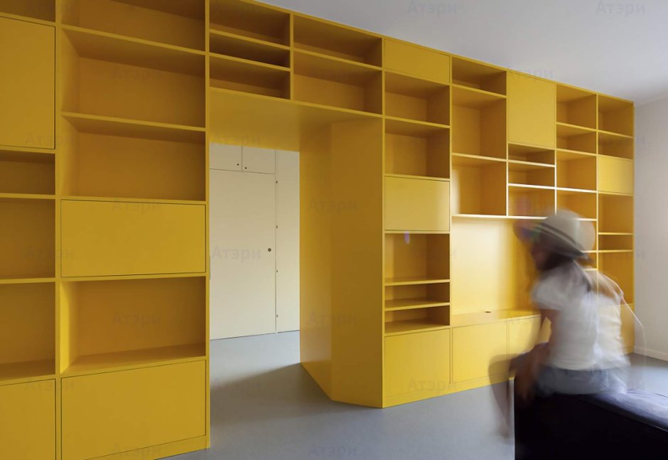 Шкаф-перегородка двухсторонний