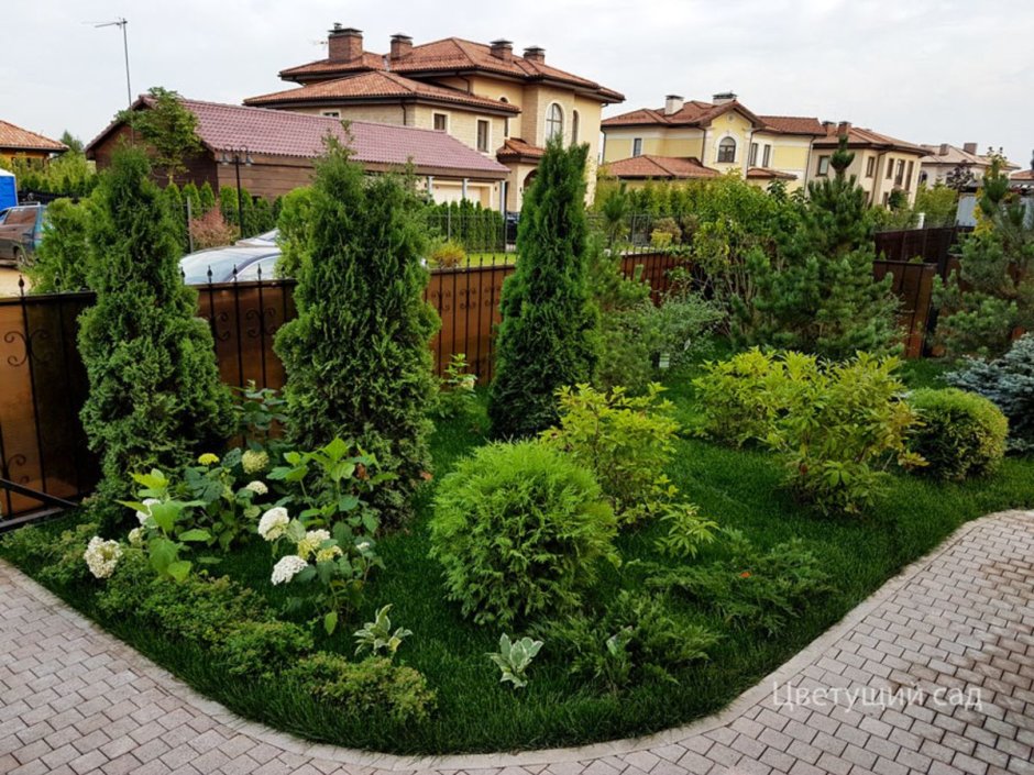 Ландшафт узкого участка