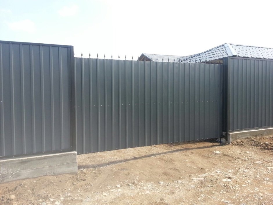 Профлист серого цвета