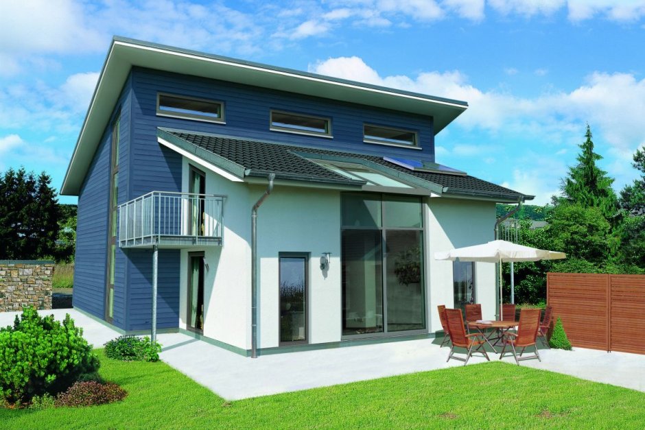 Односкатная крыша архитектура