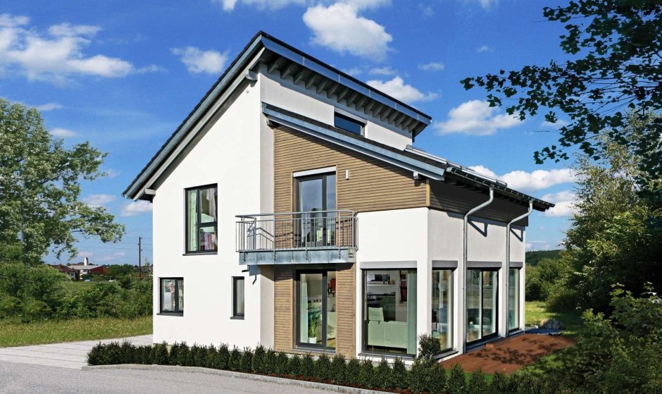 Скандинавия односкатная 100 кв одноэтажный