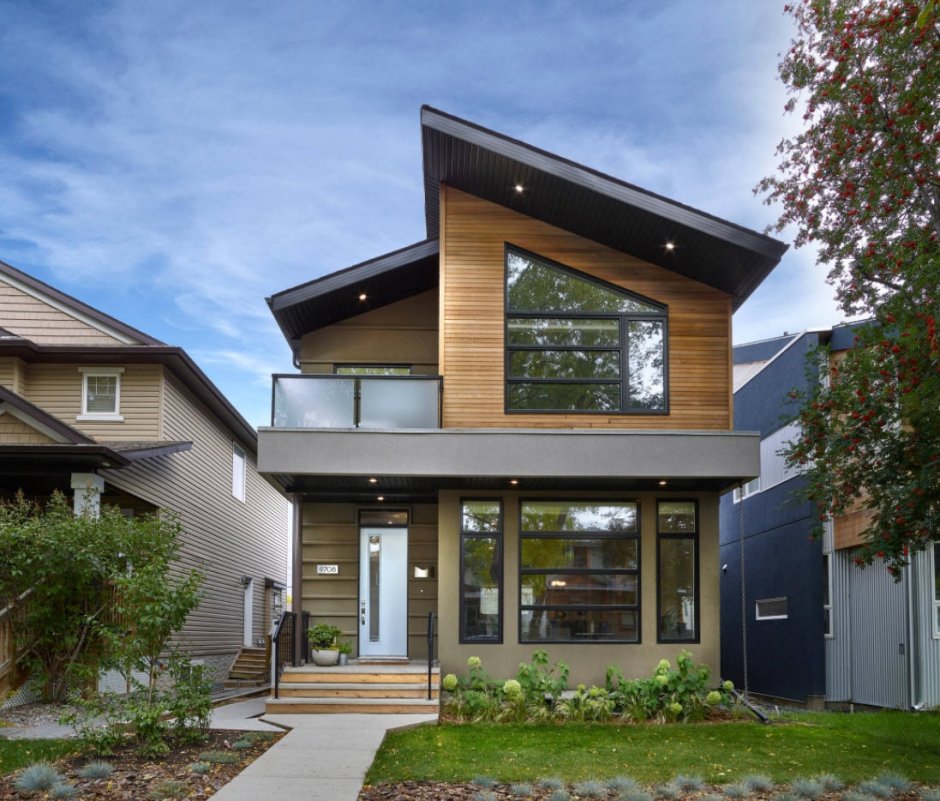 Tiny House с односкатной крышей проект