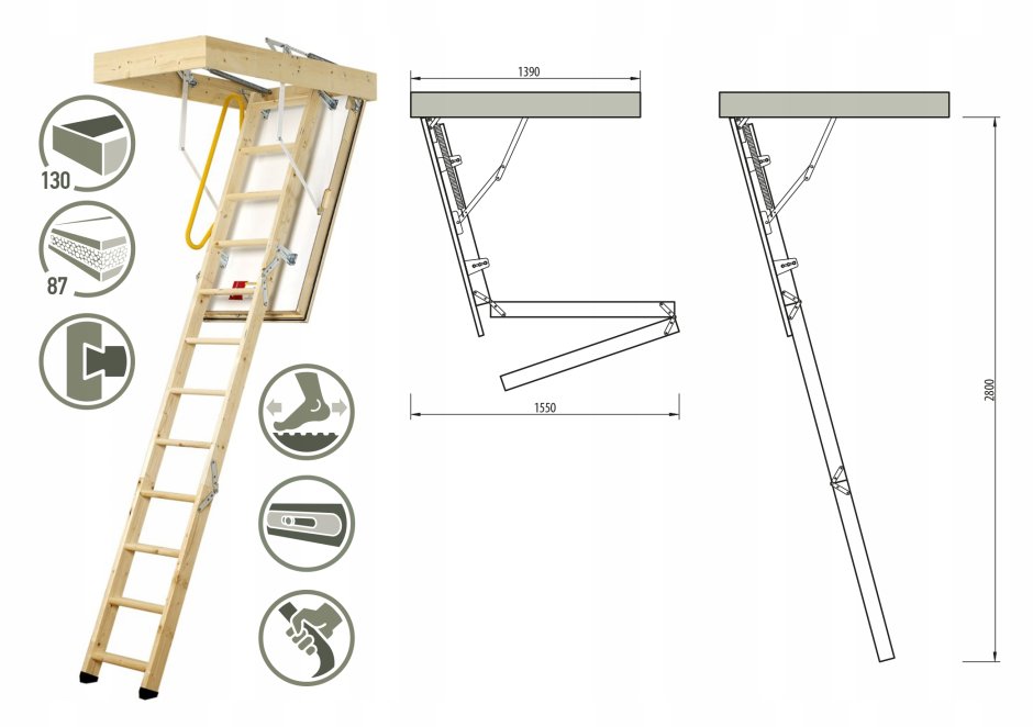 Лестница-люк Loft Ladder