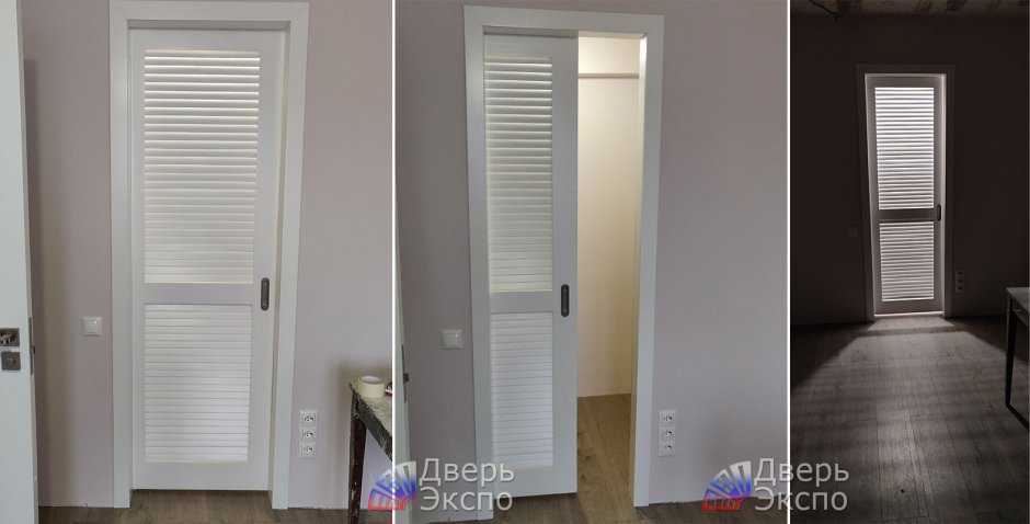 Двери Экспо жалюзийные