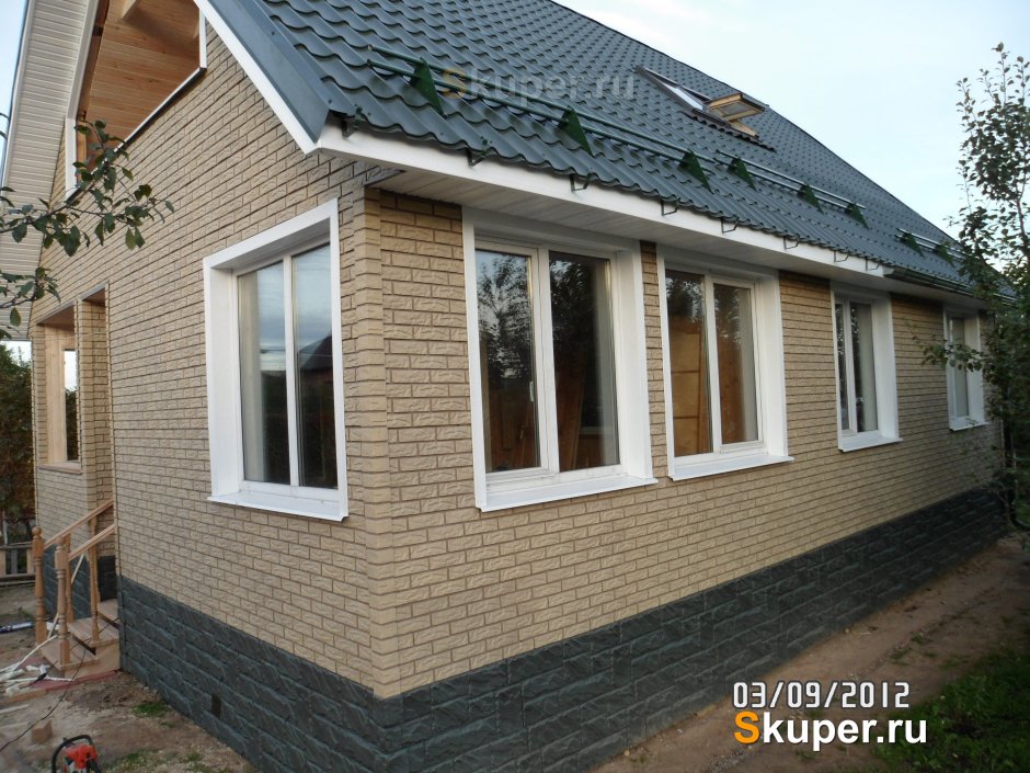 Фасад камень белый Альта профиль