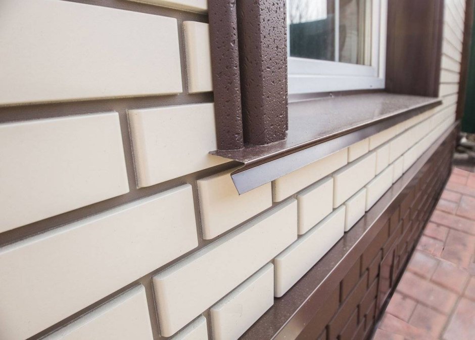 Альта профиль фасадные панели белый камень