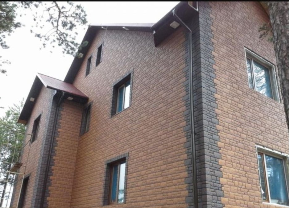 Фасадная отделка цоколя