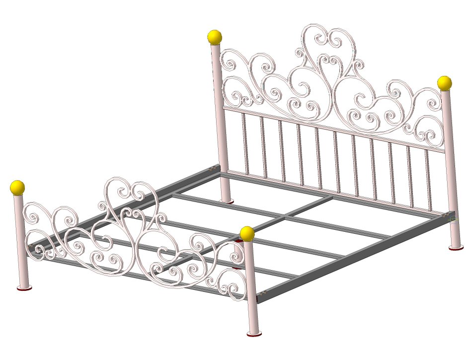 Ikea детская кровать железная