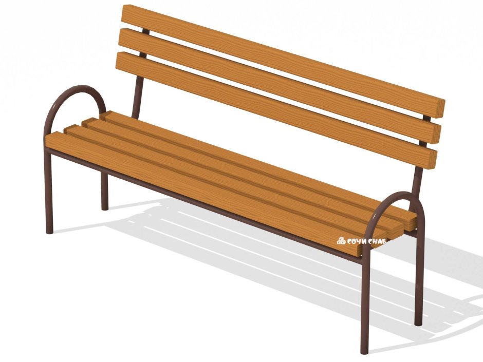 Скамья Парковая п-1 2040х415х585