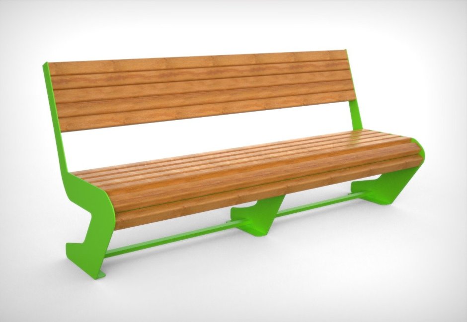 Скамья со спинкой в прихожую