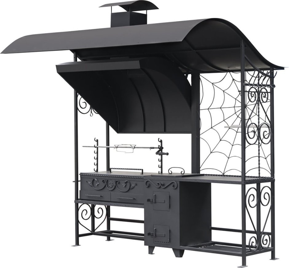 Железный мангальный комплекс с тандыром