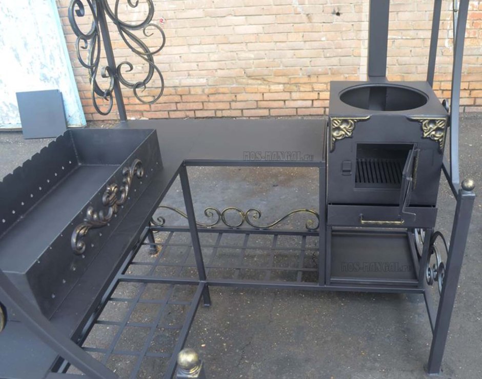 Мангал-беседка "Аполлон"