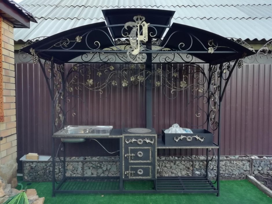 Мангальный комплекс беседка Илья Муромец