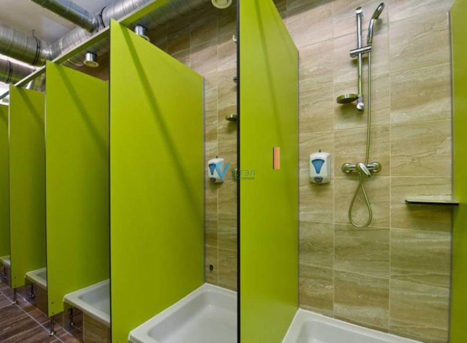 Душевая перегородка из HPL пластика