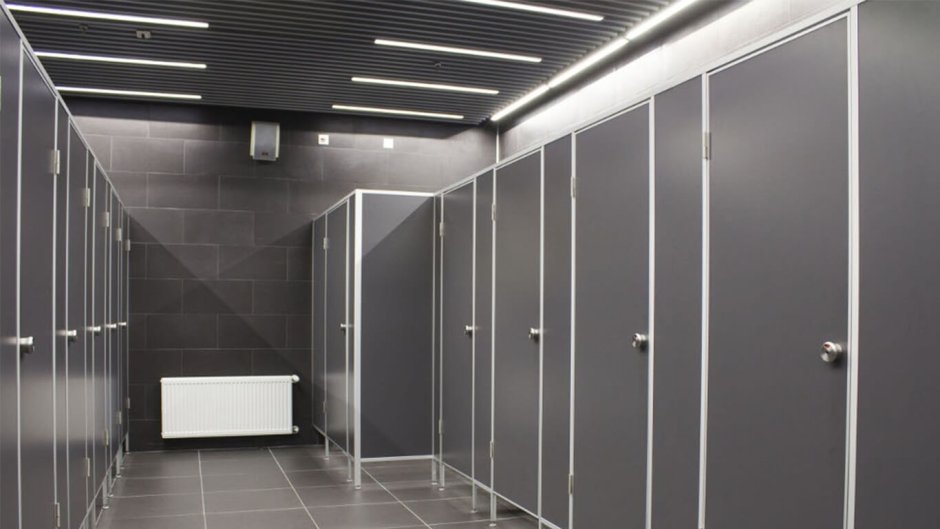 Туалетные перегородки Алютех