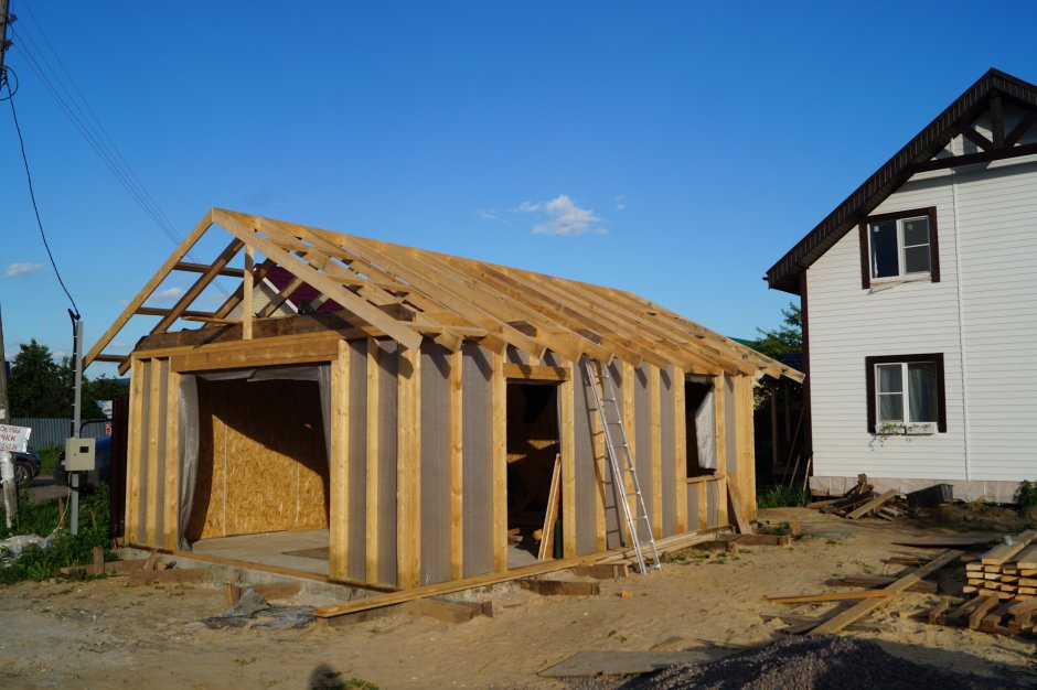 Каркасный гараж 5 на 8