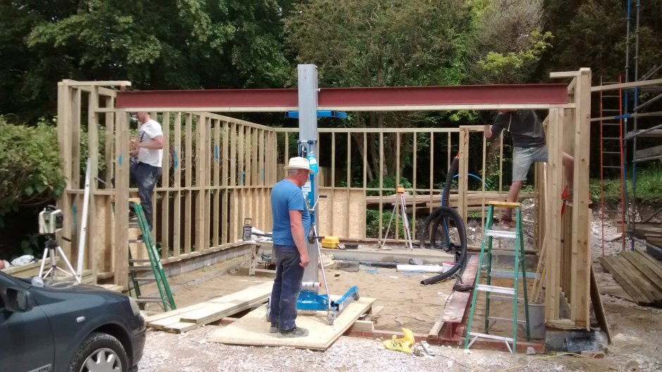 Монолитный каркас гаража