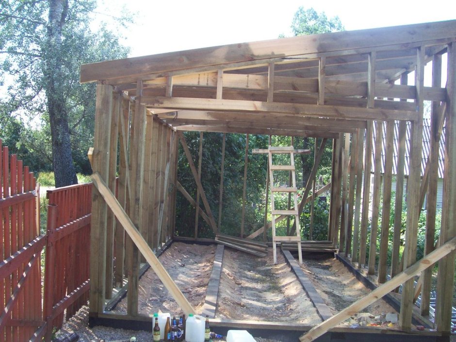 Каркасный гараж 5 на 6