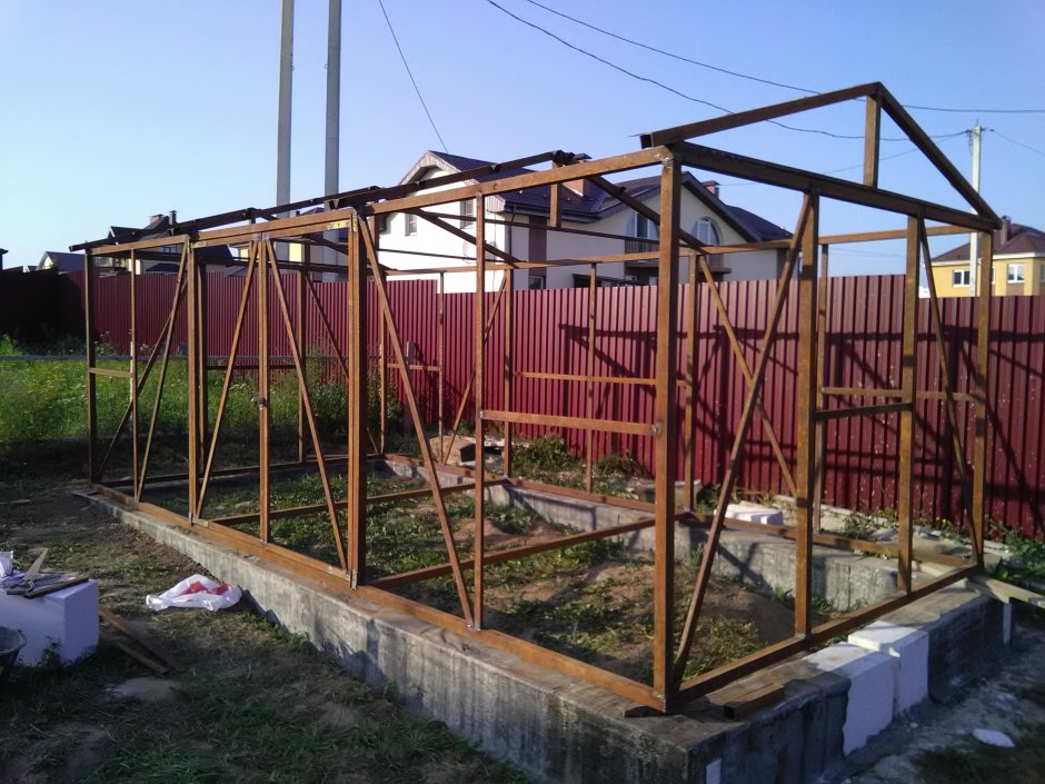 Каркасный гараж 6х6