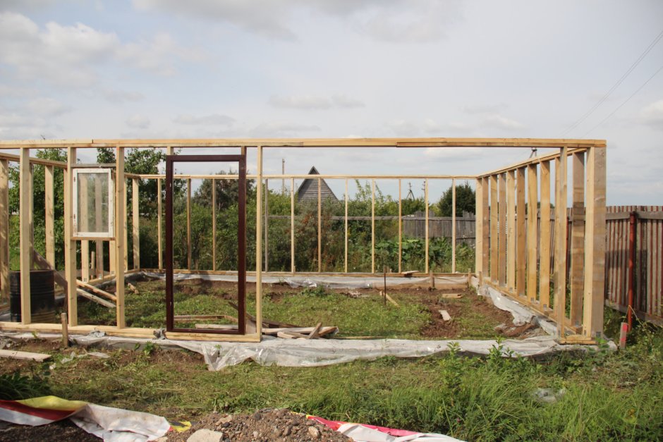 Каркасный гараж