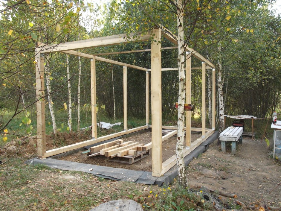 Каркасный гараж