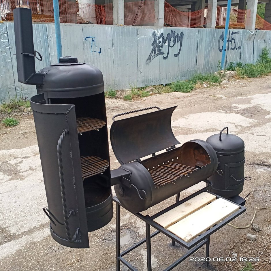 Смокер-гриль из ГАЗ баллона