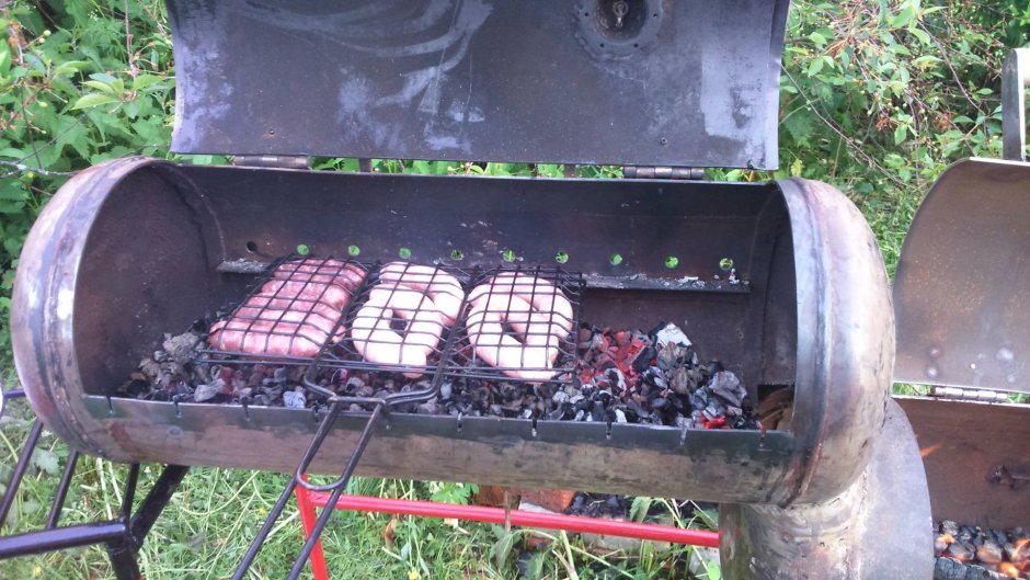 Мангал из ГАЗ баллона 50л