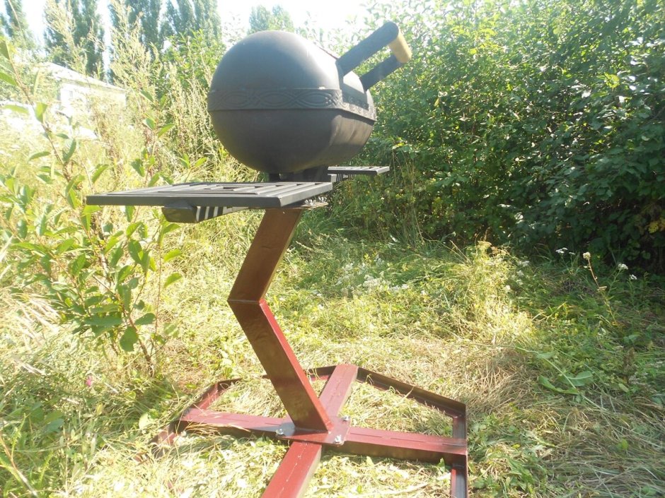 Оригинальный мангал из баллона