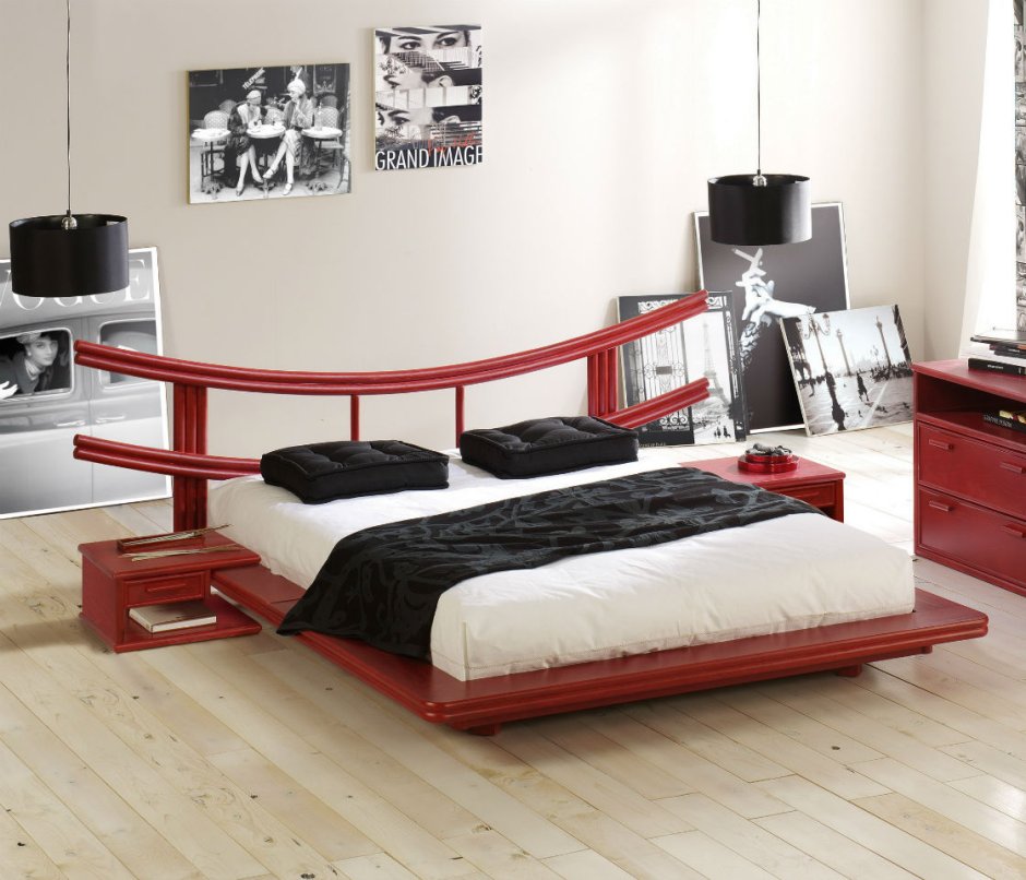 Кровать в японском стиле