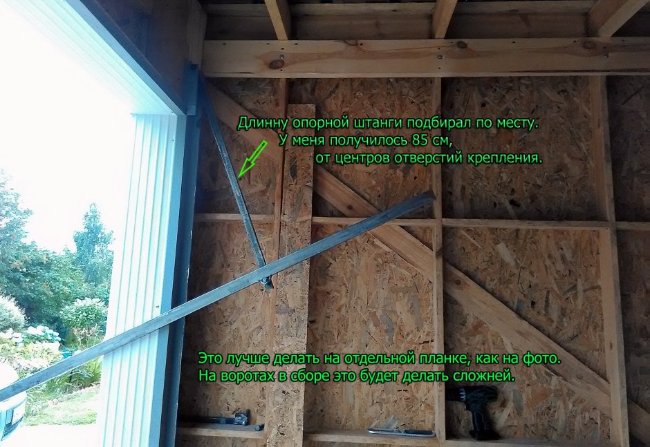 Подъемно складные ворота для гаража