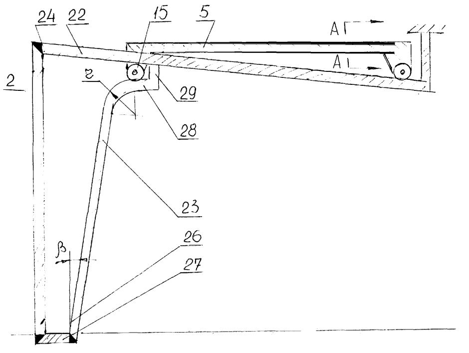 Проем 260×210 чертеж ворота рычажноподемные