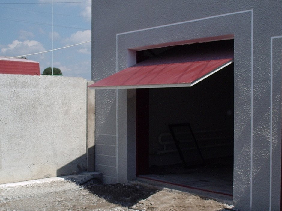 Гаражные ворота подъемные своими руками