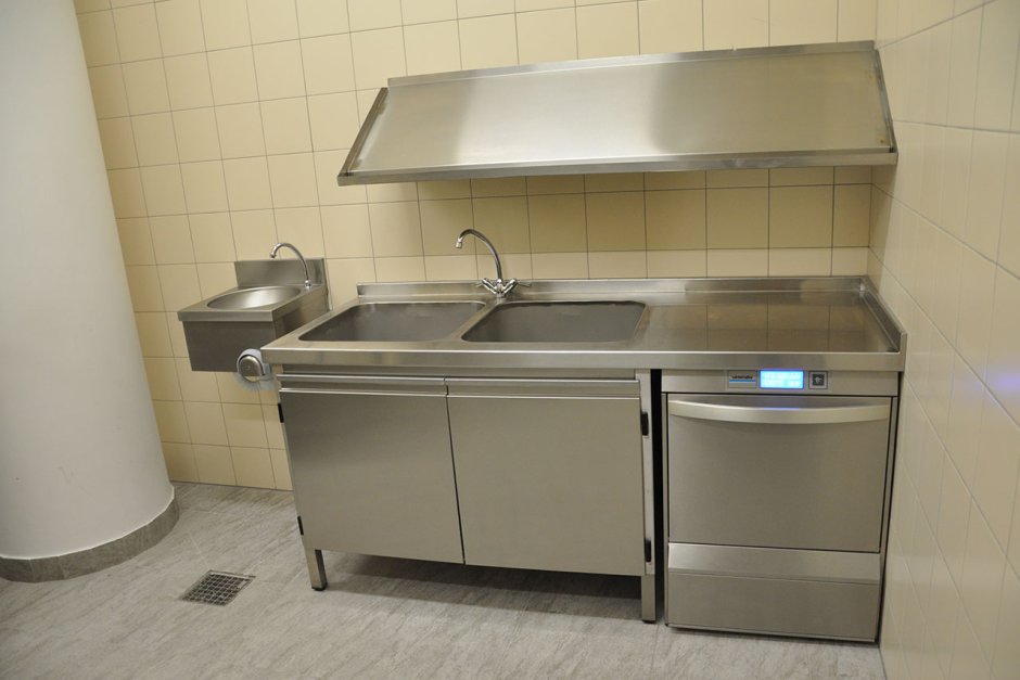 Кухонный гарнитур нержавейка