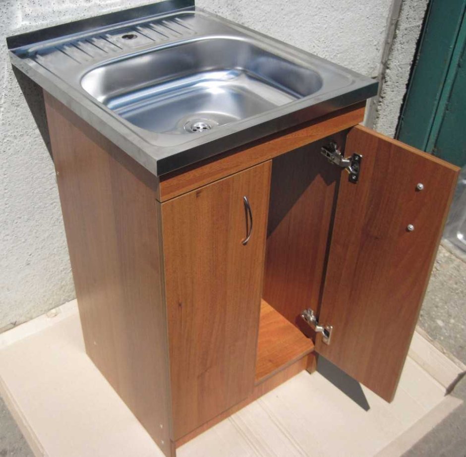 Кухонные тумбы для накладной мойки рш50 д50 в82