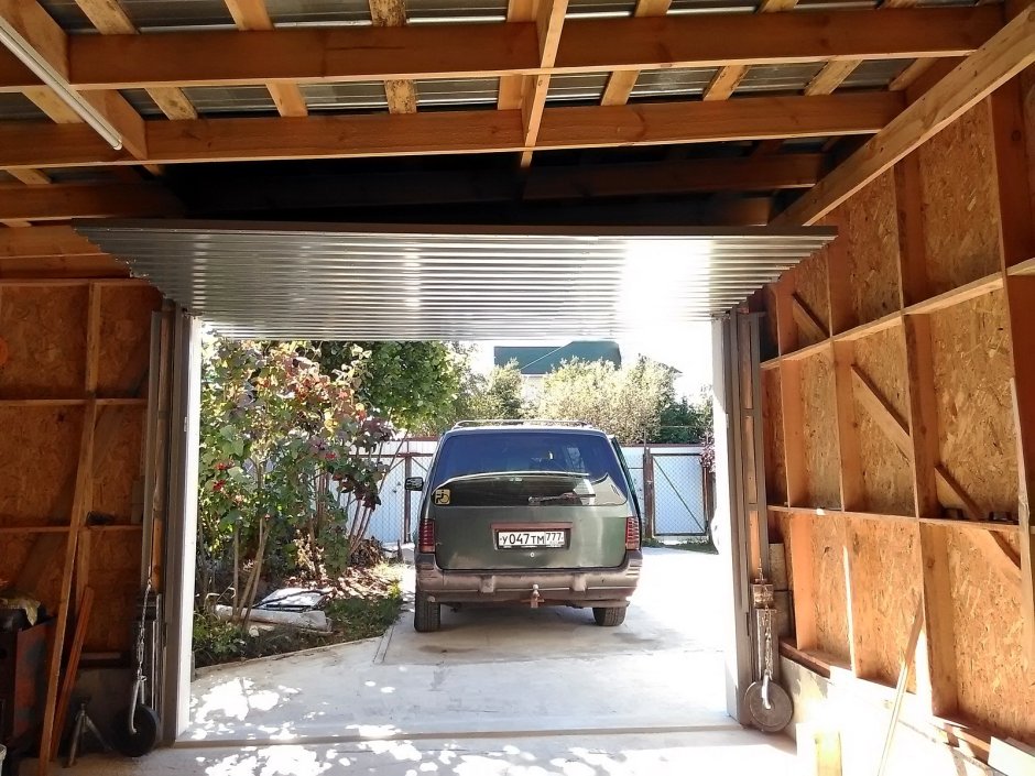 Самодельные секционные ворота