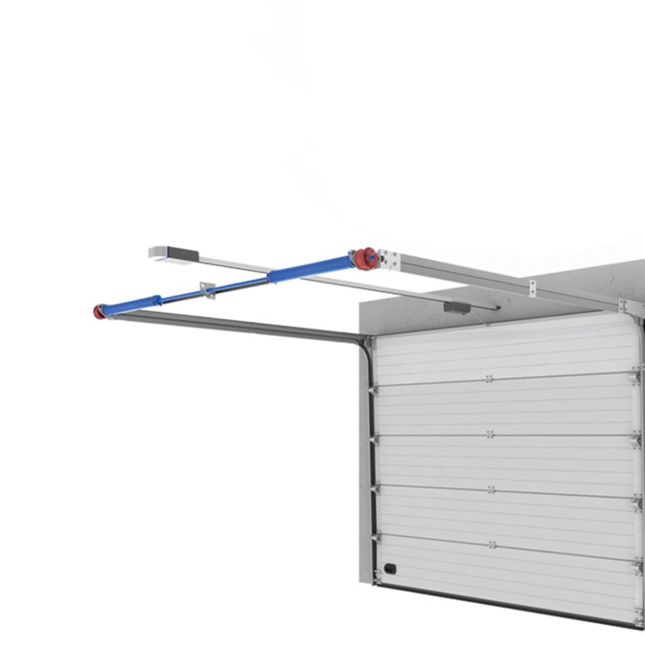 Подъемные складные ворота для гаража