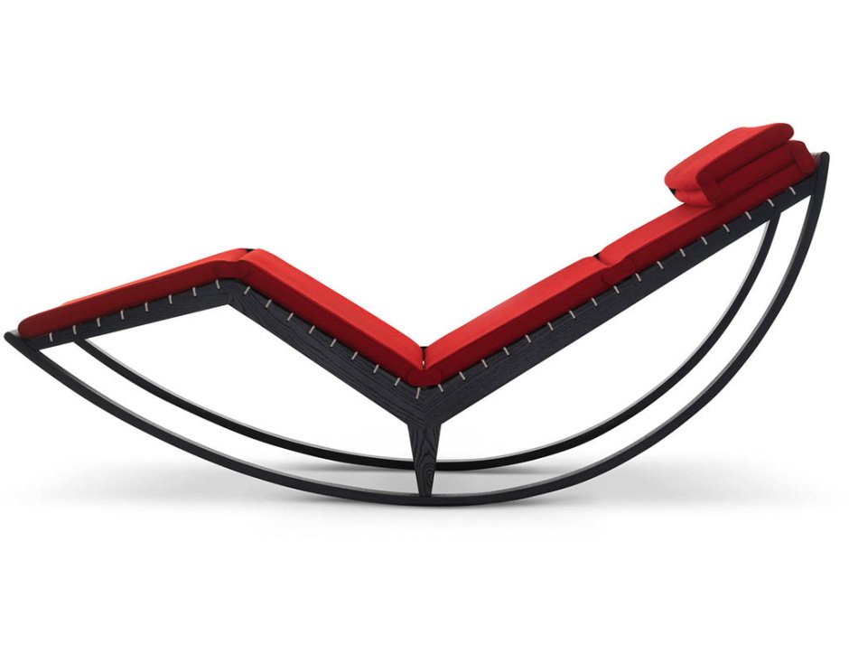 Шезлонг качалка из профильной трубы