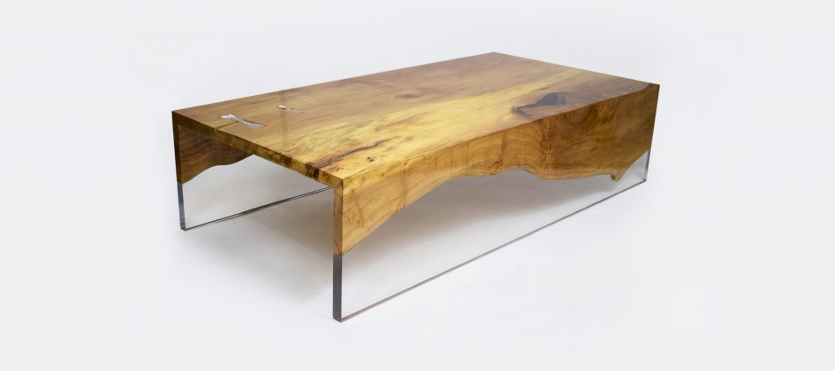 Скамейка из эпоксидной смолы