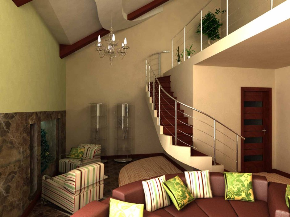 Балкон в двухуровневой квартире